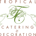 Tropical Catering & Decoration Logo Vector