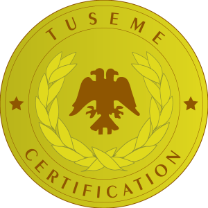 Tuseme Certification Logo Vector