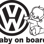 Vw Baby On Board Logo Vector