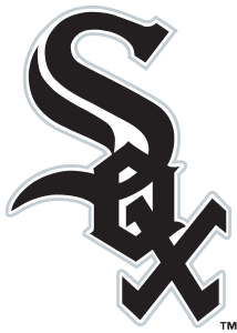 White and Black Sox Logo Vector