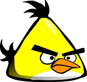 Yellow Bird Logo Vector