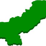 pakistan map Logo Vector