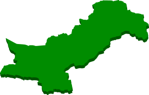 pakistan map Logo Vector