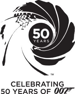 007 50th Anniversary Logo Vector