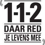 112 Daar Red Je Levens Mee Logo Vector