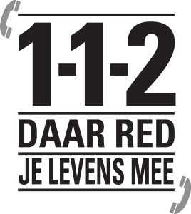 112 Daar Red Je Levens Mee Logo Vector