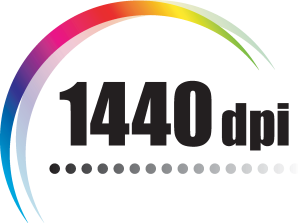 1440 dpi Logo Vector