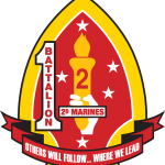 1St Battalion 2Nd Marine Regiment Usmc Logo Vector