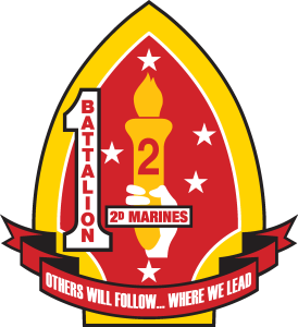 1St Battalion 2Nd Marine Regiment Usmc Logo Vector
