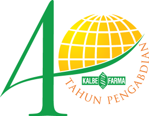 40 Th Kalbe Farma Logo Vector
