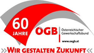 60 Jahre ÖGB Österreichischer Gewerkschaftsbund Logo Vector