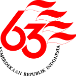 63Th Independence Day Of Republic Of Indonesia Logo Vector