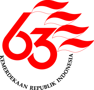 63Th Independence Day Of Republic Of Indonesia Logo Vector