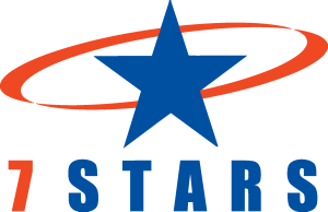 7 Stars Logo Vector