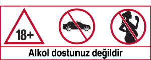 ALKOL DOSTUNUZ DEGILDIR Logo Vector