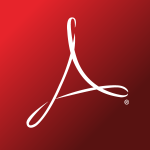 Adobe Reader Logo Vector