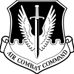 Air Combat Command Emblem Logo Vector