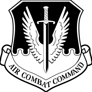 Air Combat Command Emblem Logo Vector