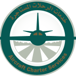 Aircraft Charter Services Logo Vector