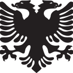 Albanian Eagle Flag Of Albania Logo Vector