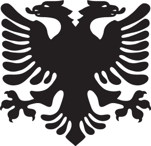 Albanian Eagle Flag Of Albania Logo Vector