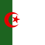 Algerian Flag Logo Vector