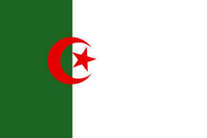 Algerian Flag Logo Vector