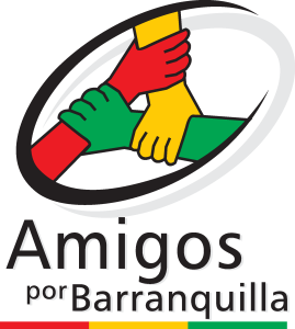 Amigos por Barranquilla Logo Vector