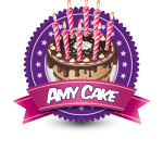 Amy Cake Logo Vector