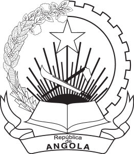 Angola Coat Of Arms Bw Logo Vector