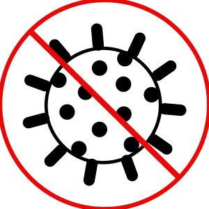 Anti Coronavirus Logo Vector