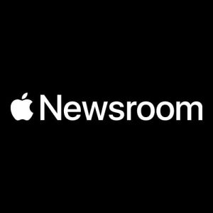 Apple Newsroom White Logo Vector