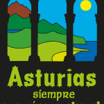 Asturias paraiso natural Logo Vector