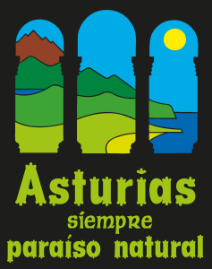 Asturias paraiso natural Logo Vector