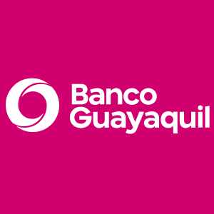 Banco Guayaquil 2020 Fondo Magenta Logo Vector
