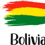 Bolivia Brush Logo Vector