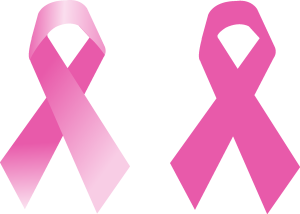 Breast Cancer Ribbon Logo Vector