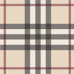 Burberry pattern Logo Vector