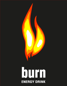 Burn Energy drink Logo Vector