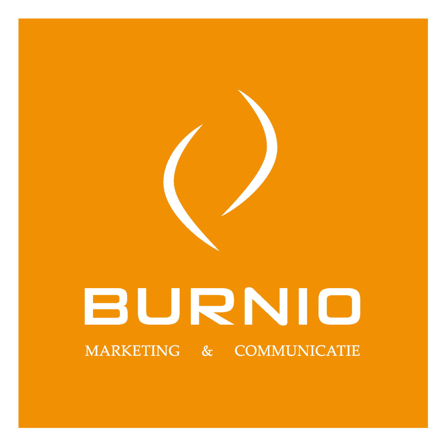 Burnio marketing en communicatie Logo Vector