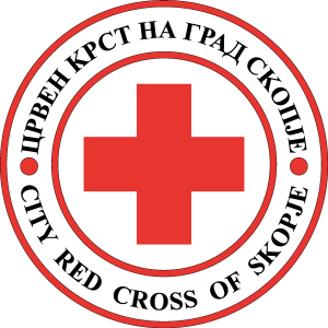 City Red Cross Of Skopje Logo Vector