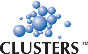 Clusters Logo Vector