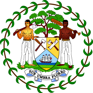 Coat Of Arms Of Belize Logo Vector