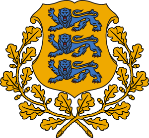Coat Of Arms Of Estonia Logo Vector
