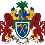 Coat Of Arms Of Gambia Logo Vector