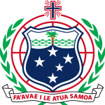 Coat Of Arms Of Samoa Logo Vector