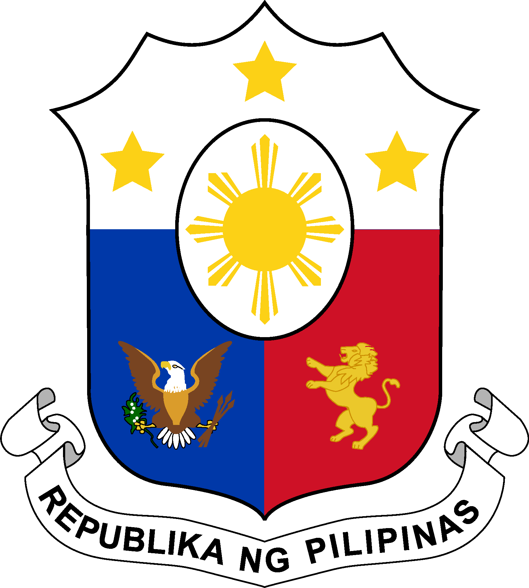 Coat Of Arms Of The Philippines Logo Vector