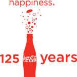 Coca Cola 125 Years Logo Vector