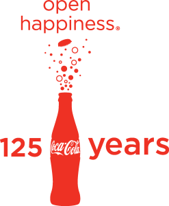 Coca Cola 125 Years Logo Vector