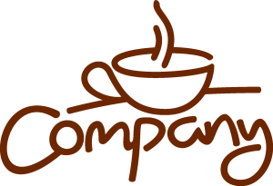 Company Coffee Cup Logo Vector